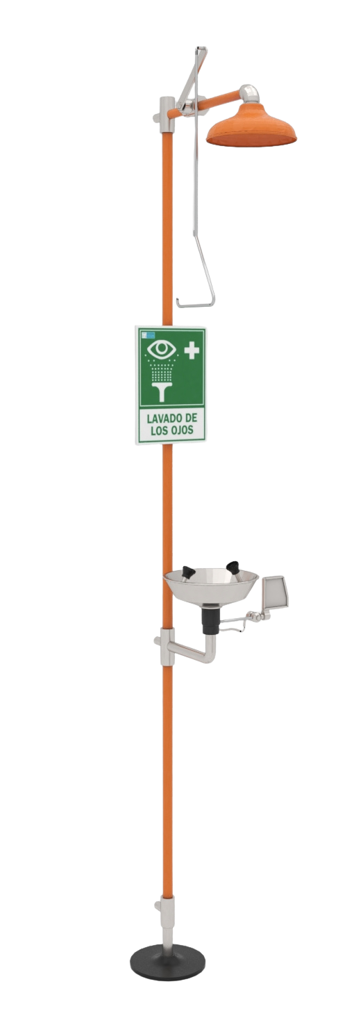 Regadera de Emergencia para Laboratorio